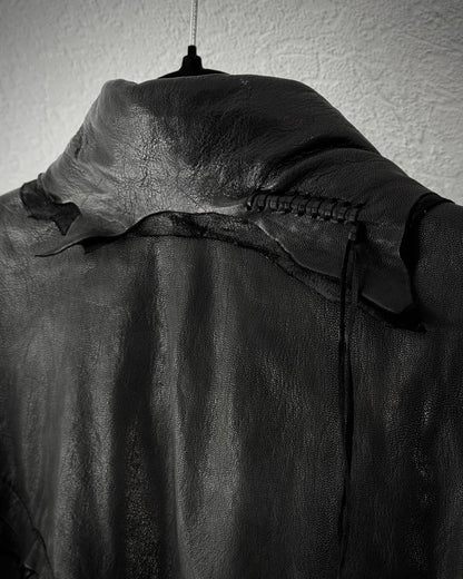 14th Addiction “Desperado” Raw Cut Leather Jacket