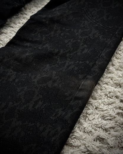 Semantic Design Python Pattern Flared Pants