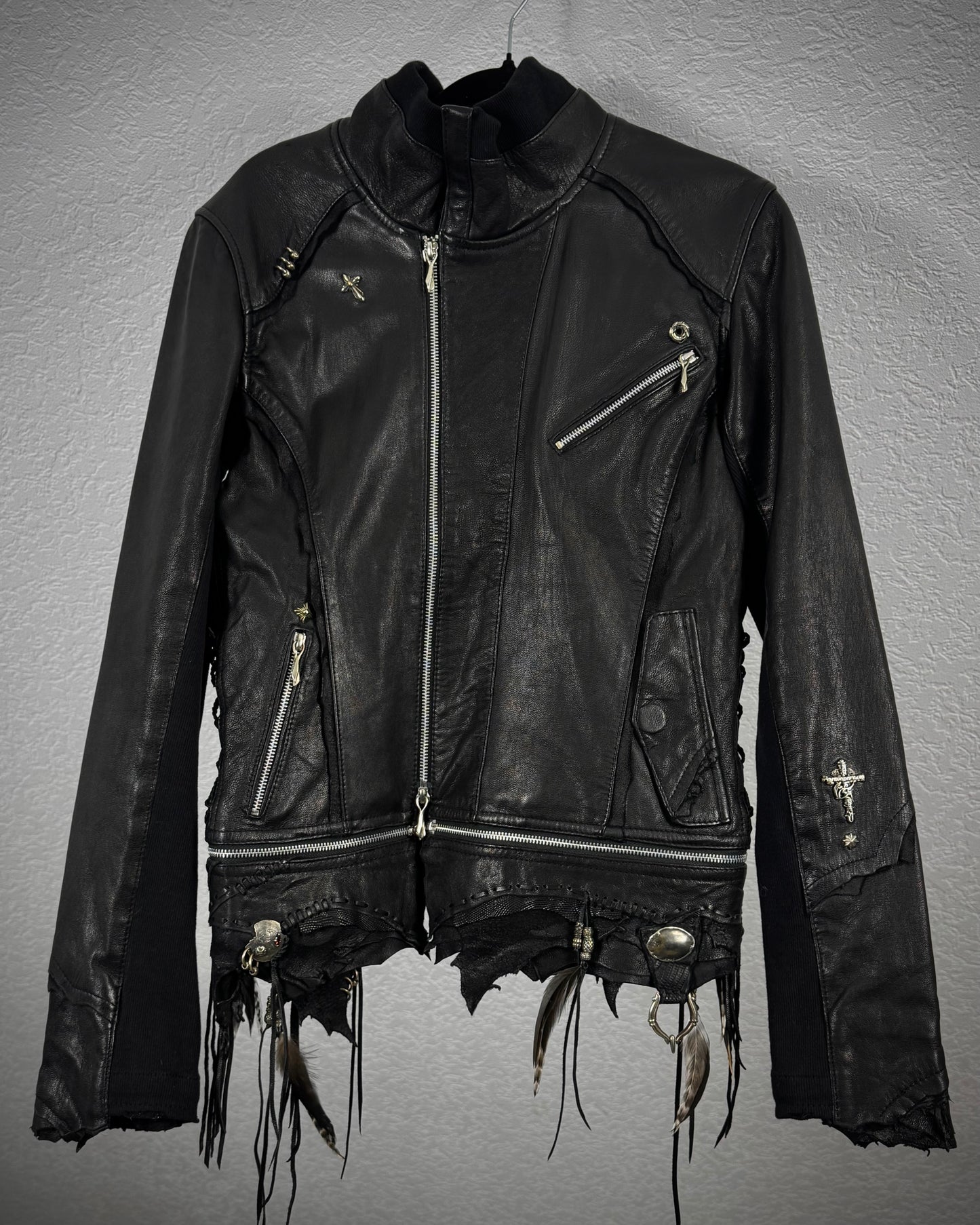 14th Addiction “Beat It” Leather Jacket