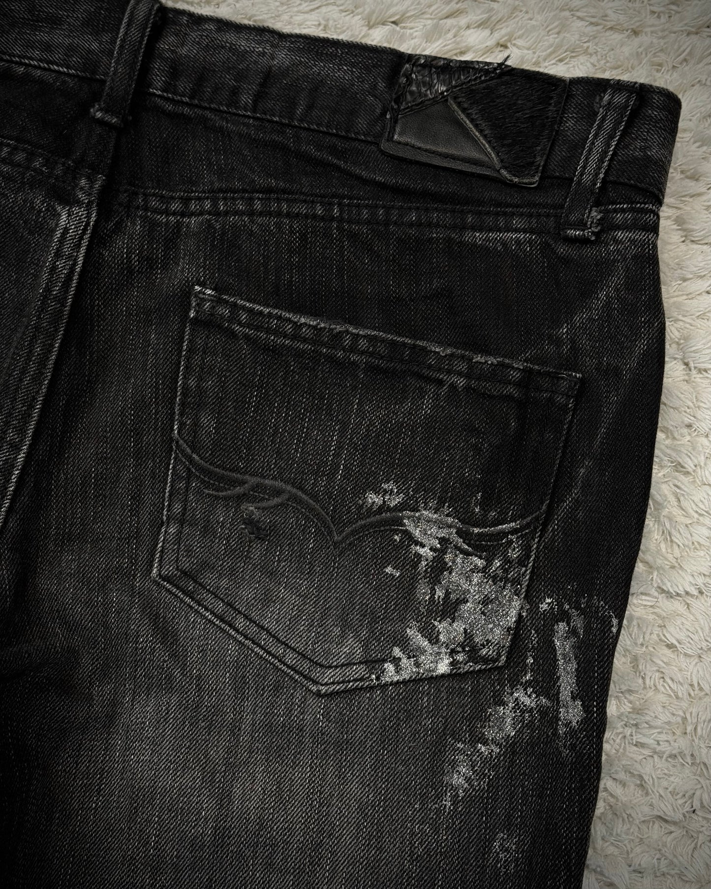 Fuga Clawmarks Luster Coated Bootcut Jeans