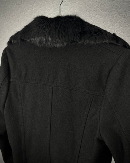 Fuga Fur Collar Napoleon Wool Jacket