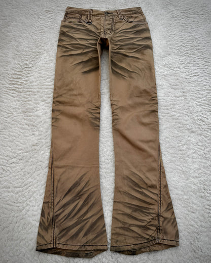 Buffalo Bobs Whiskered Desert Wash Spiral Bootcut Pants