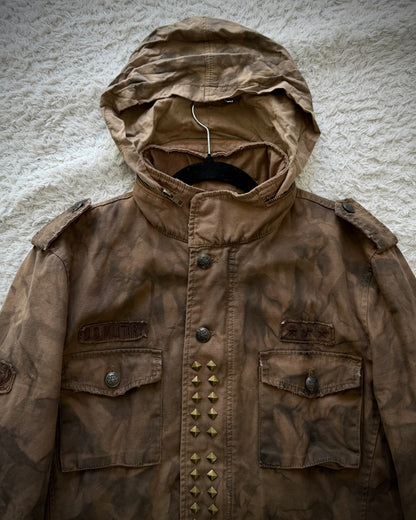 Daily News Studded Military Bono Jacket