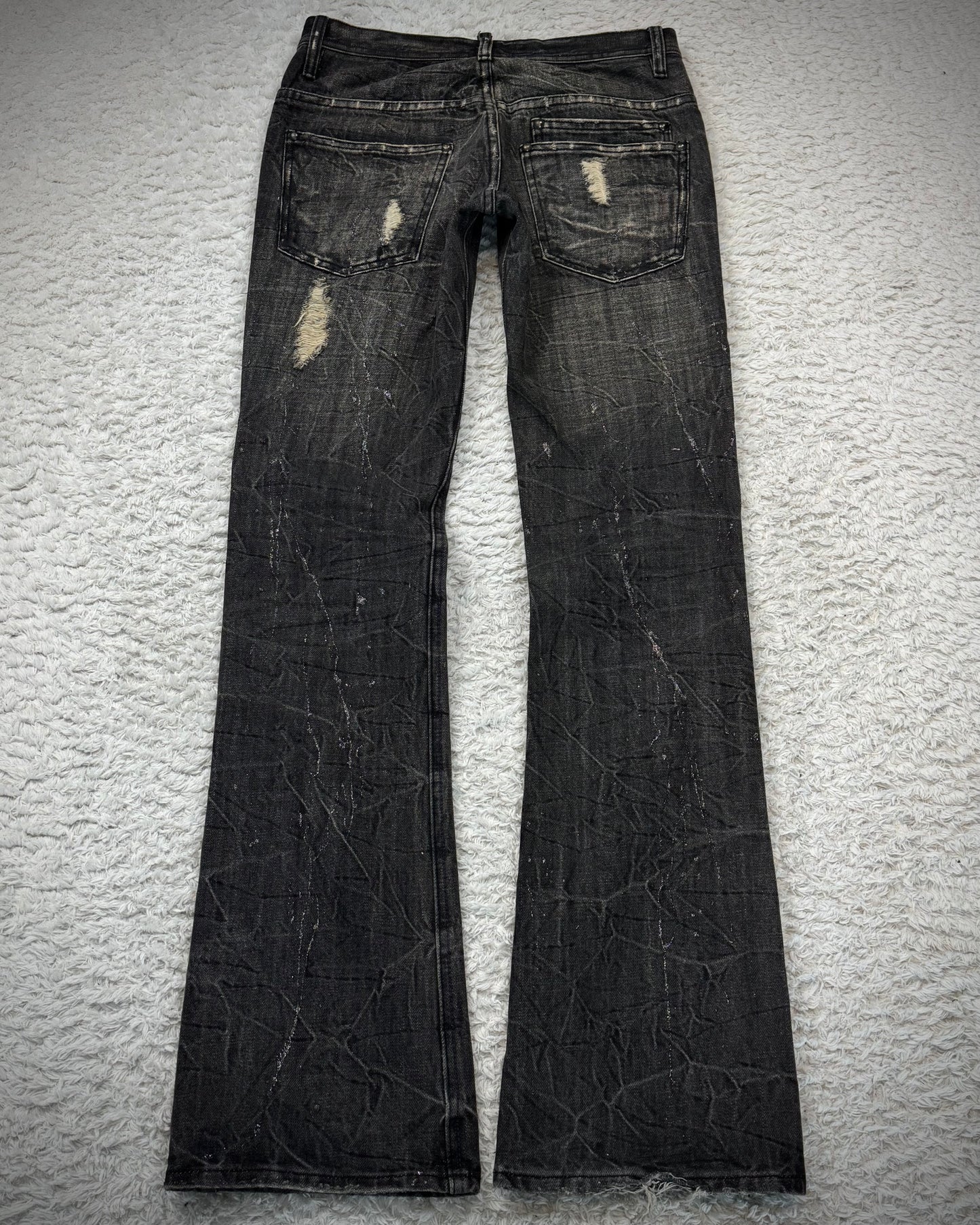 Midas Luster Splatter Bootcut Jeans