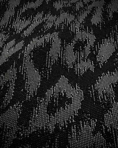 Tornado Mart Cheetah Pattern Jacquard Flared Pants