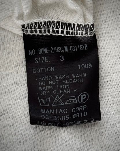 IfSixWasNine Asymmetrical „Bone“ T-Shirt