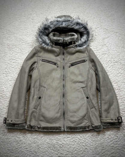 Roushatte Fur Hood Fleece Interior Jacket