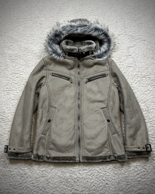 Roushatte Fur Hood Fleece Interior Jacket
