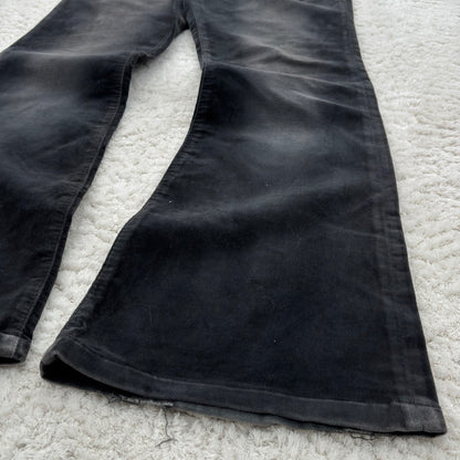 Tornado Mart Velour Bell Bottom Flared Pants