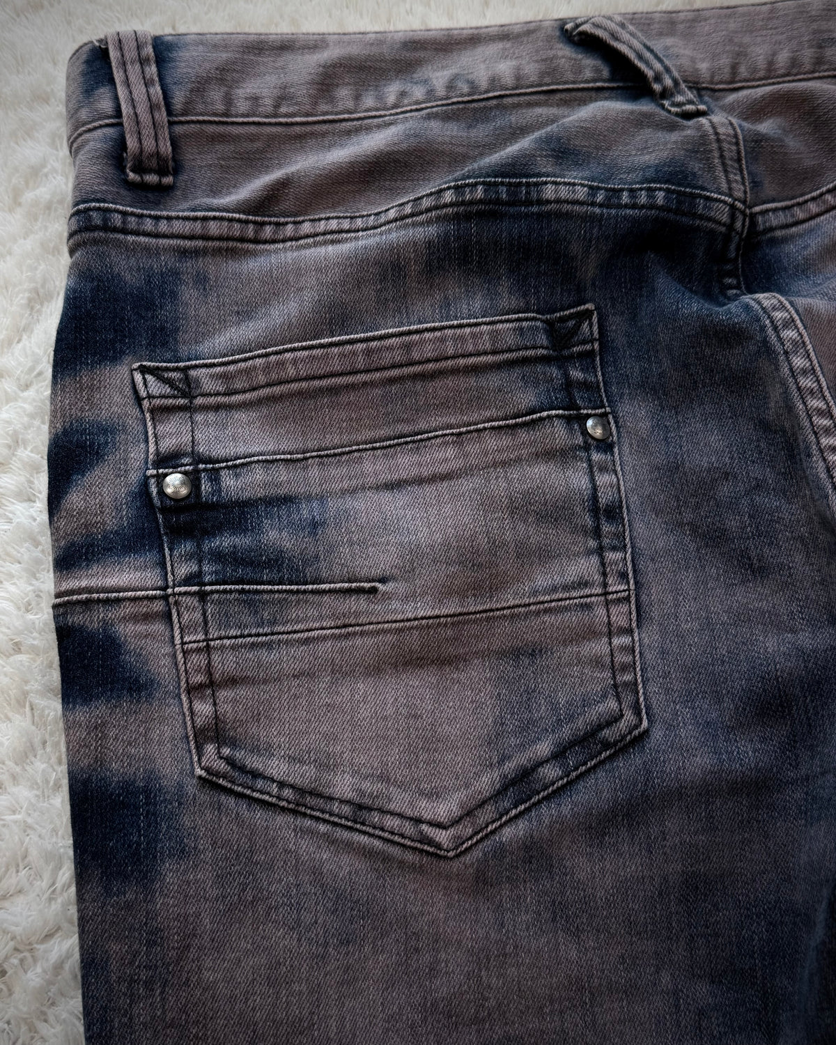 Tornado Mart Marble Whisker Washed Pants