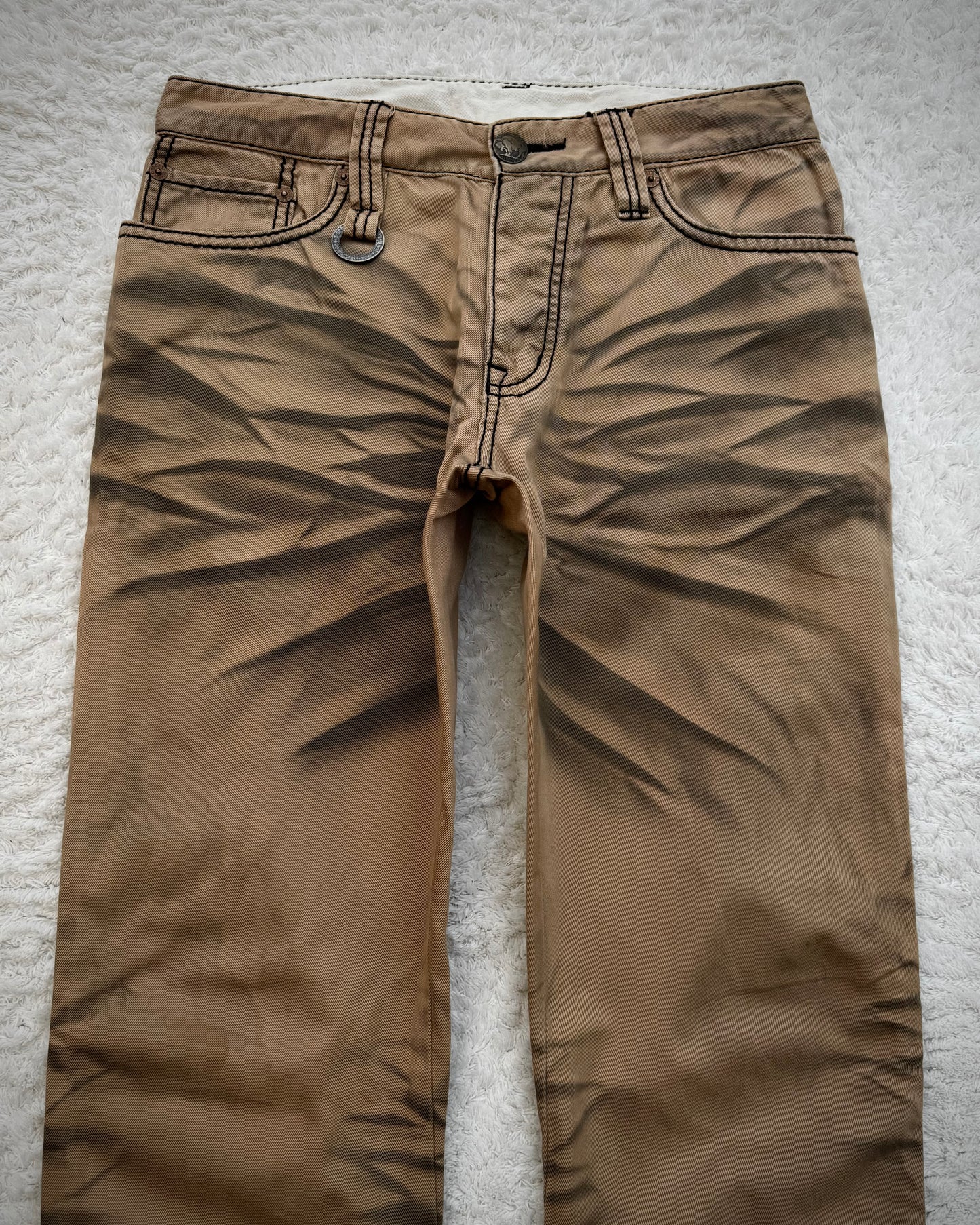 Buffalo Bobs Whiskered Desert Wash Spiral Bootcut Pants
