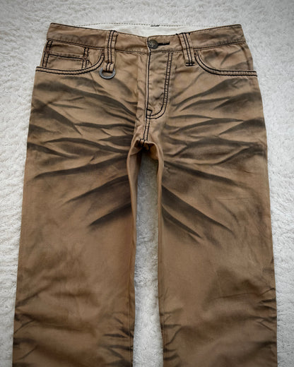 Buffalo Bobs Whiskered Desert Wash Spiral Bootcut Pants