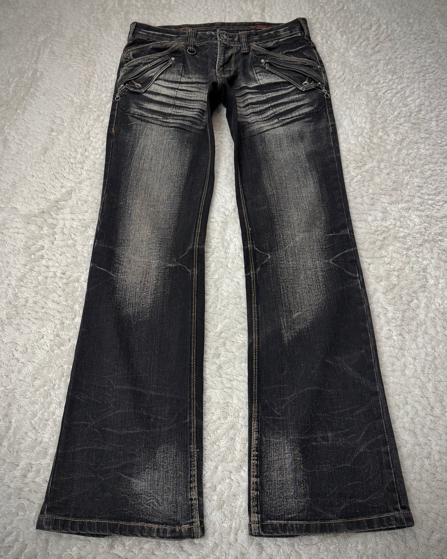 Nicole Club Whisker Washed Bootcut Denim