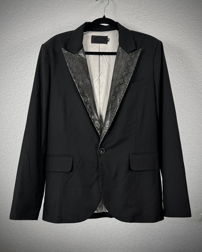 Diatrack Python Peaked Lapel Blazer