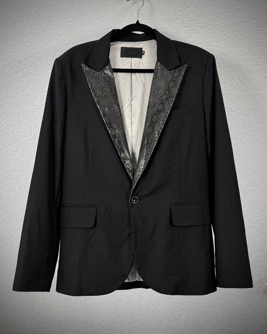 Diatrack Python Peaked Lapel Blazer