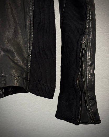 Buffalo Bobs Ninja Hooded Leather Jacket