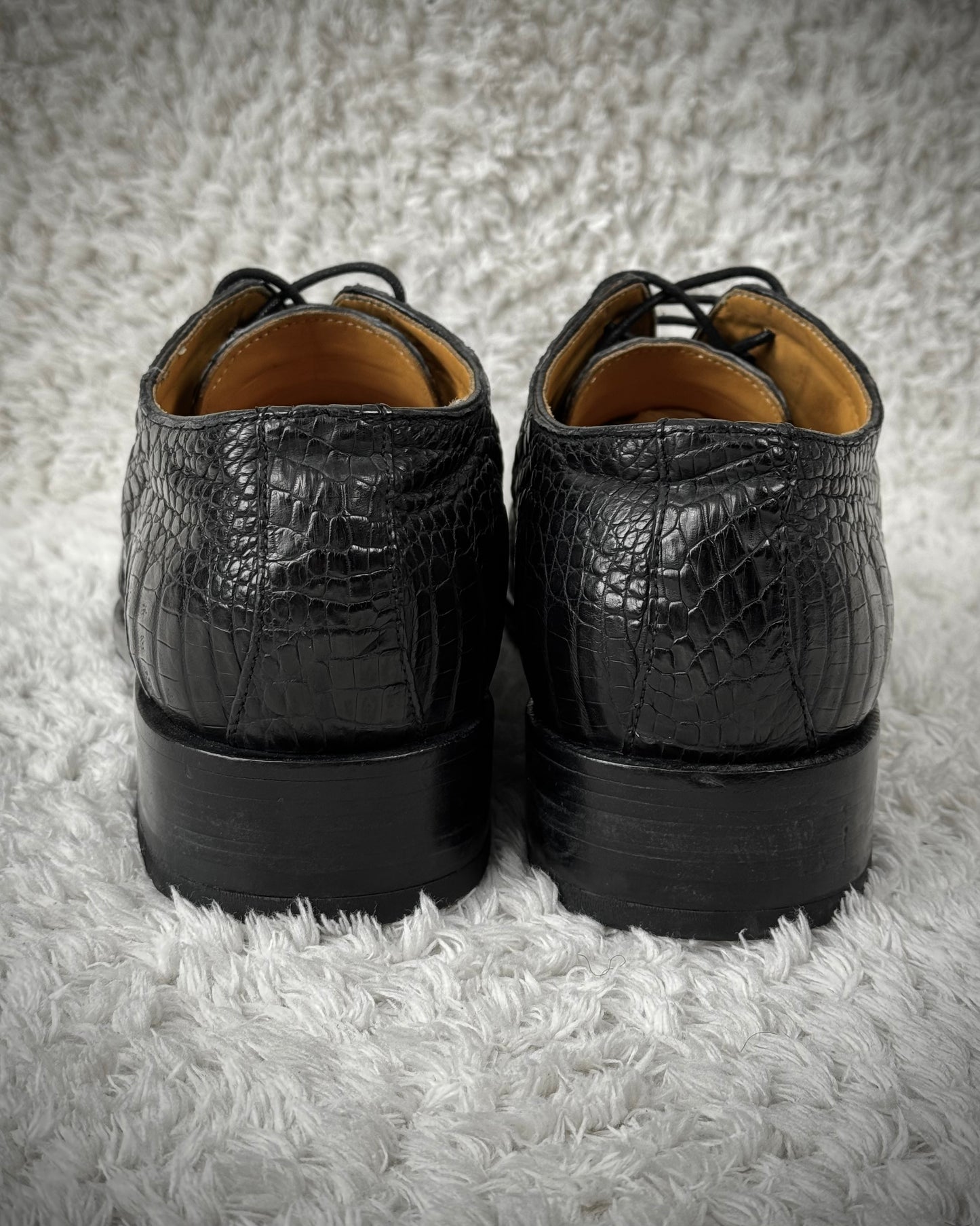 Baladen High Detail Crocodile Leather Boots