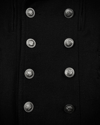 Fuga Fur Collar Napoleon Wool Jacket