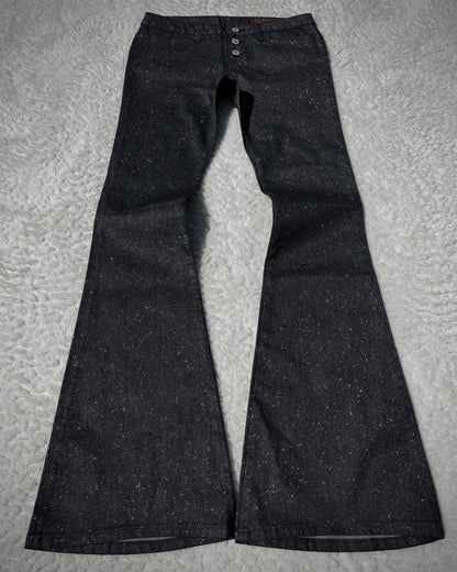 Et Boite Sparkly Flared Pants