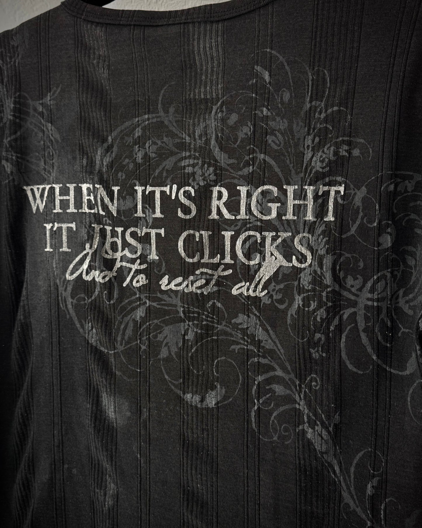 Clash Ahead Tribal Metallic Poem T-Shirt