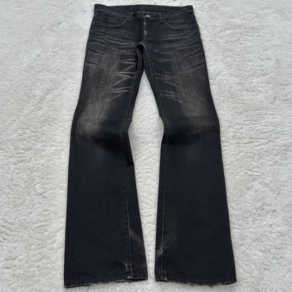 Tornado Mart Black Washed Bootcut Jeans