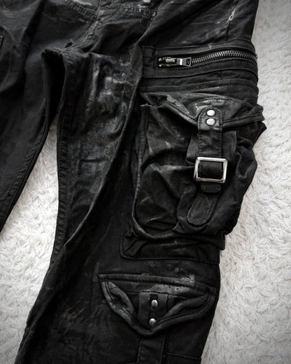 Jack Rose Waxed Gas Mask Cargo Pants