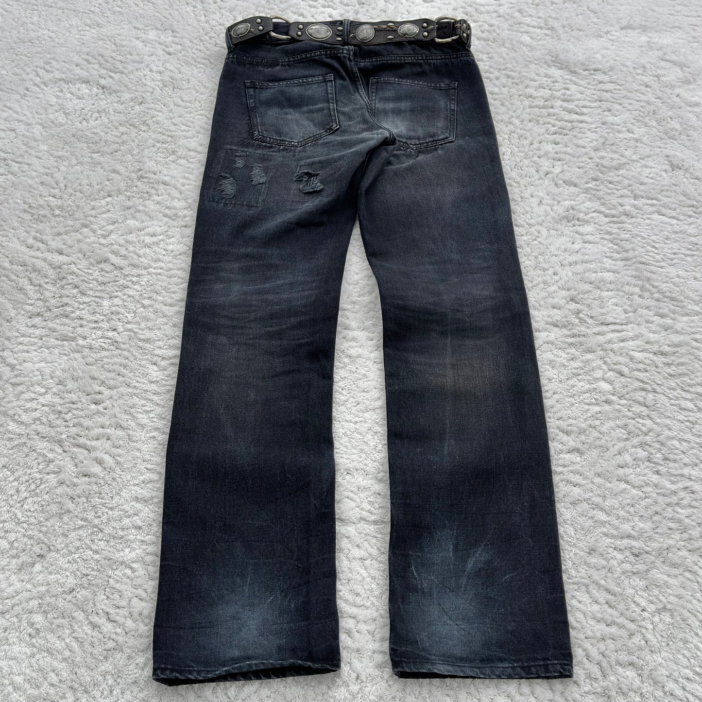 Jack Rose Patch Repaired Denim