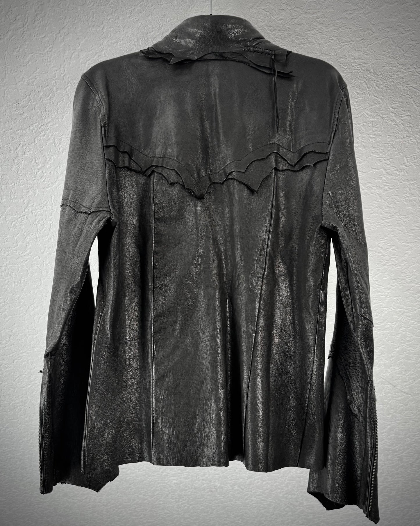 14th Addiction “Desperado” Raw Cut Leather Jacket