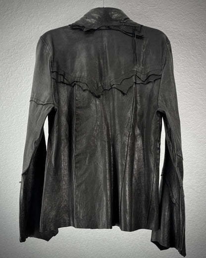 14th Addiction “Desperado” Raw Cut Leather Jacket