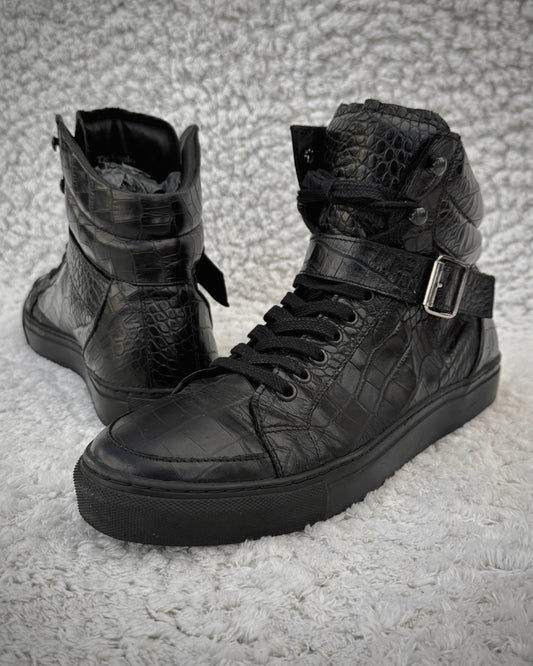 The Kopples Crocodile Leather Sneakers