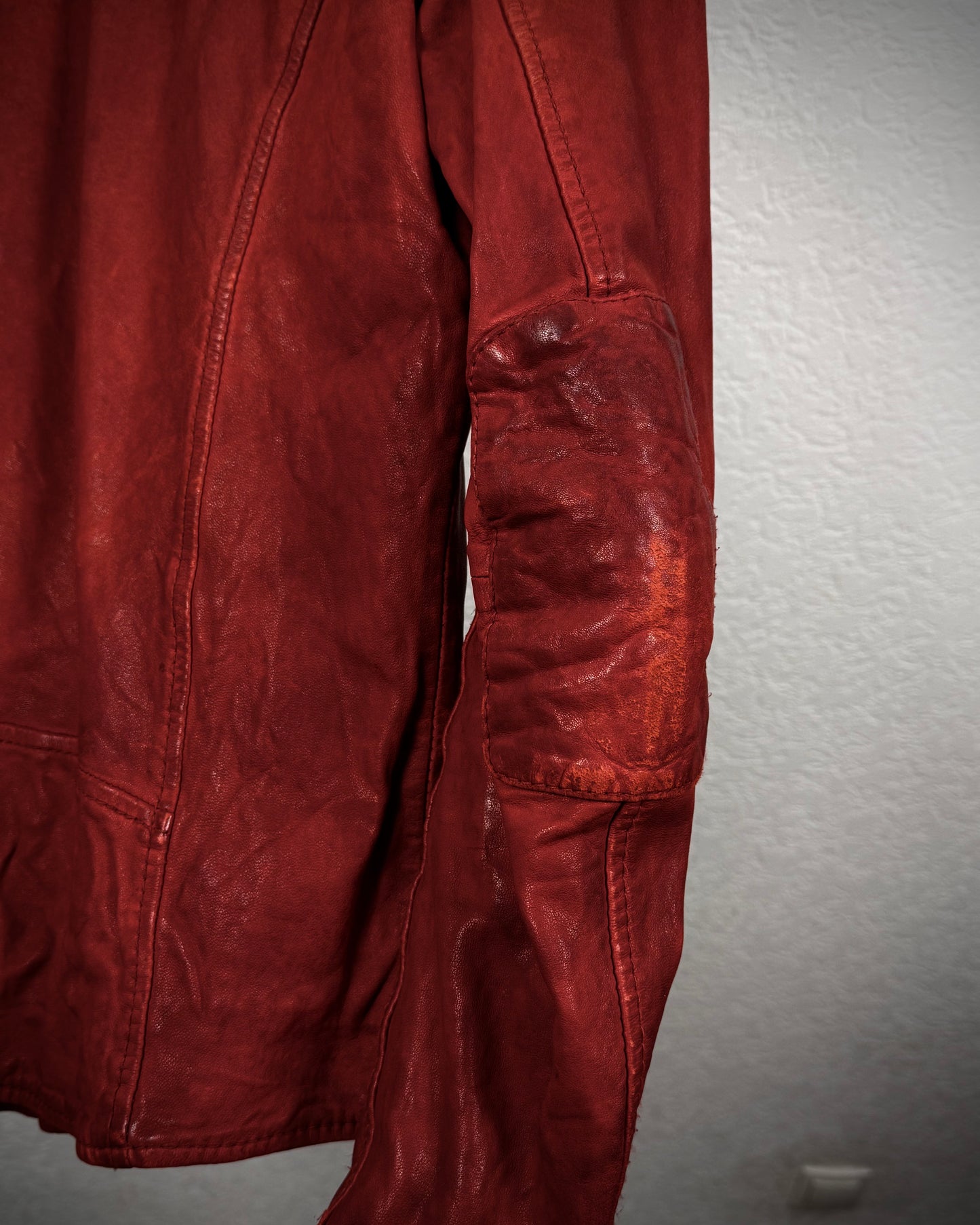 Tigha Bloody Leather Biker Jacket