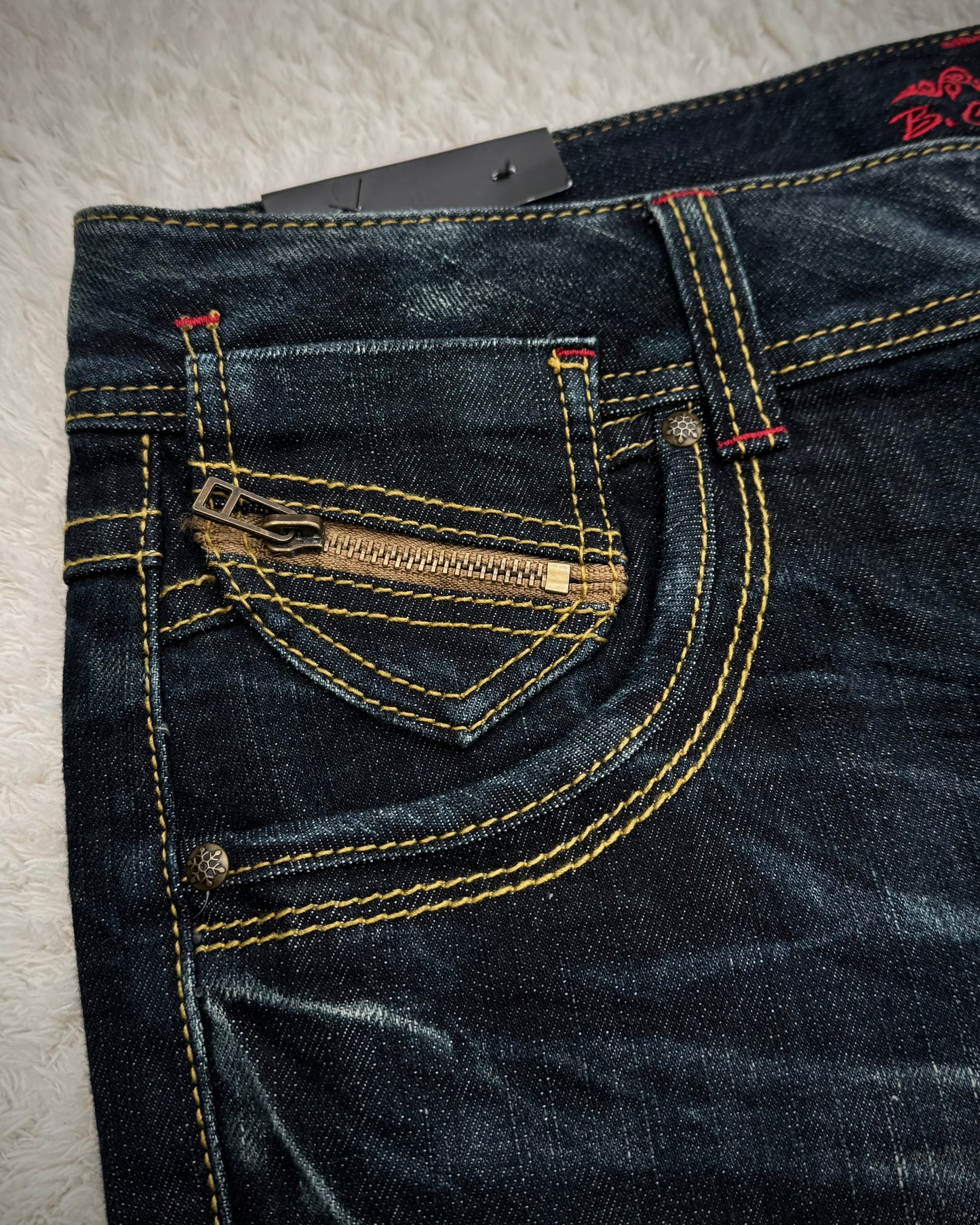 B.C.B.G. Leopard Detailed Vintage Flared Jeans