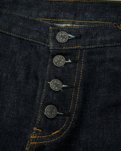 Dee Dee Raw Denim Lace Up Flared Bell Bottoms