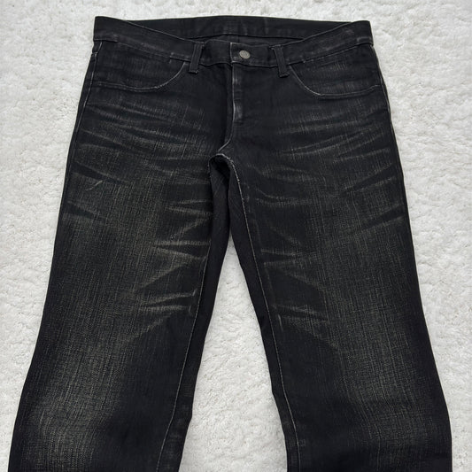 Tornado Mart Black Washed Bootcut Jeans