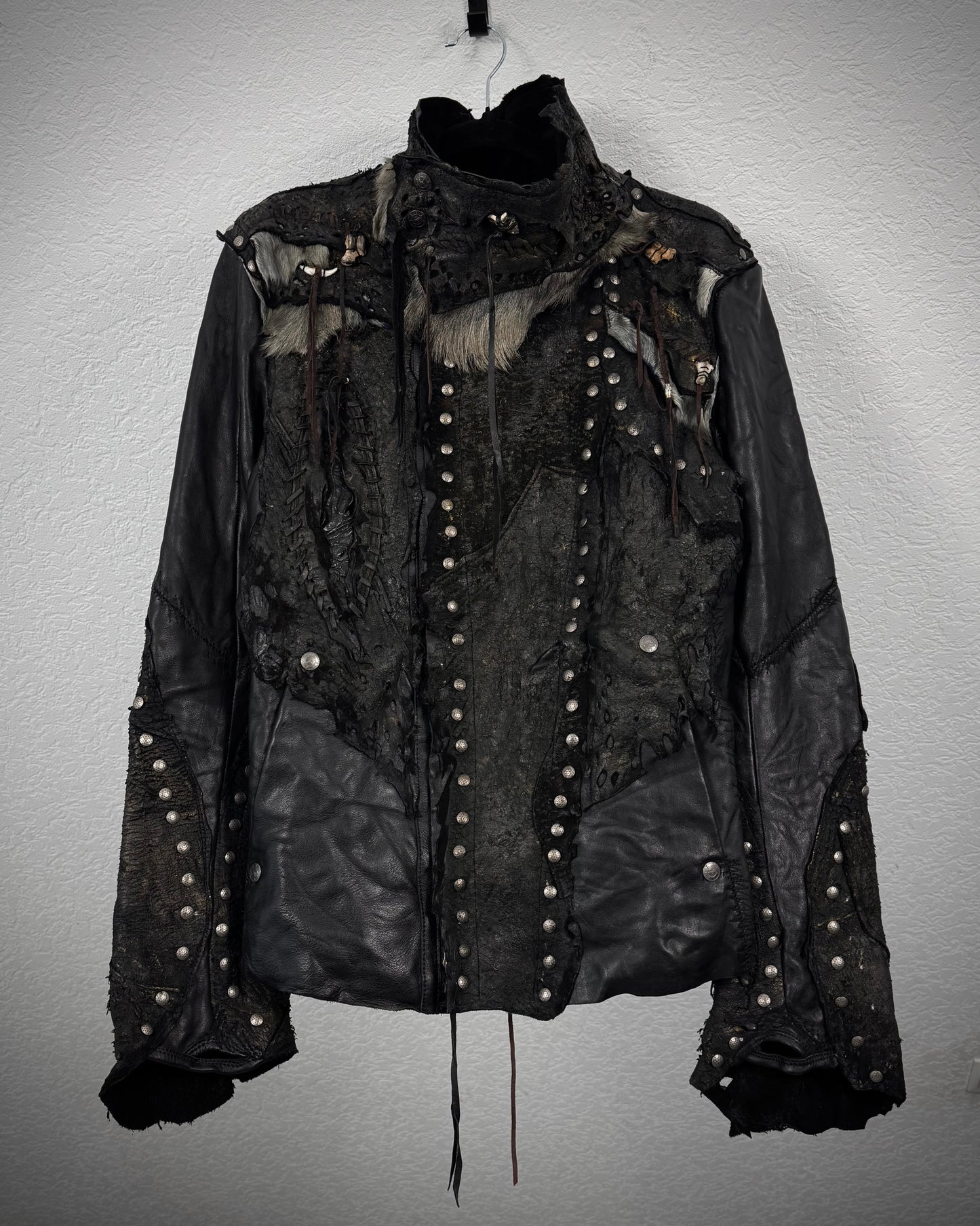 1vfudie “Post-Organic” Leather Jacket