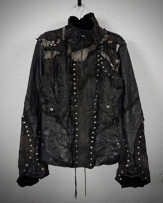1vfudie “Post-Organic” Leather Jacket