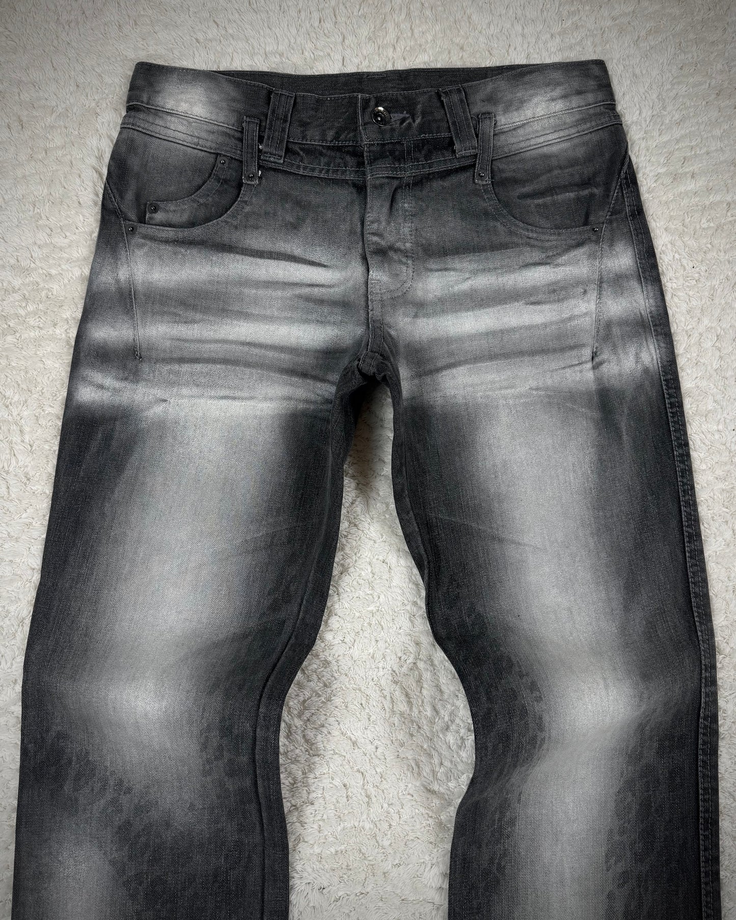 Semantic Design Leopard Imprint Bootcut Jeans