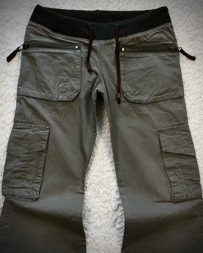 G.O.A 3D Cargo Pocket Military Flared Pants