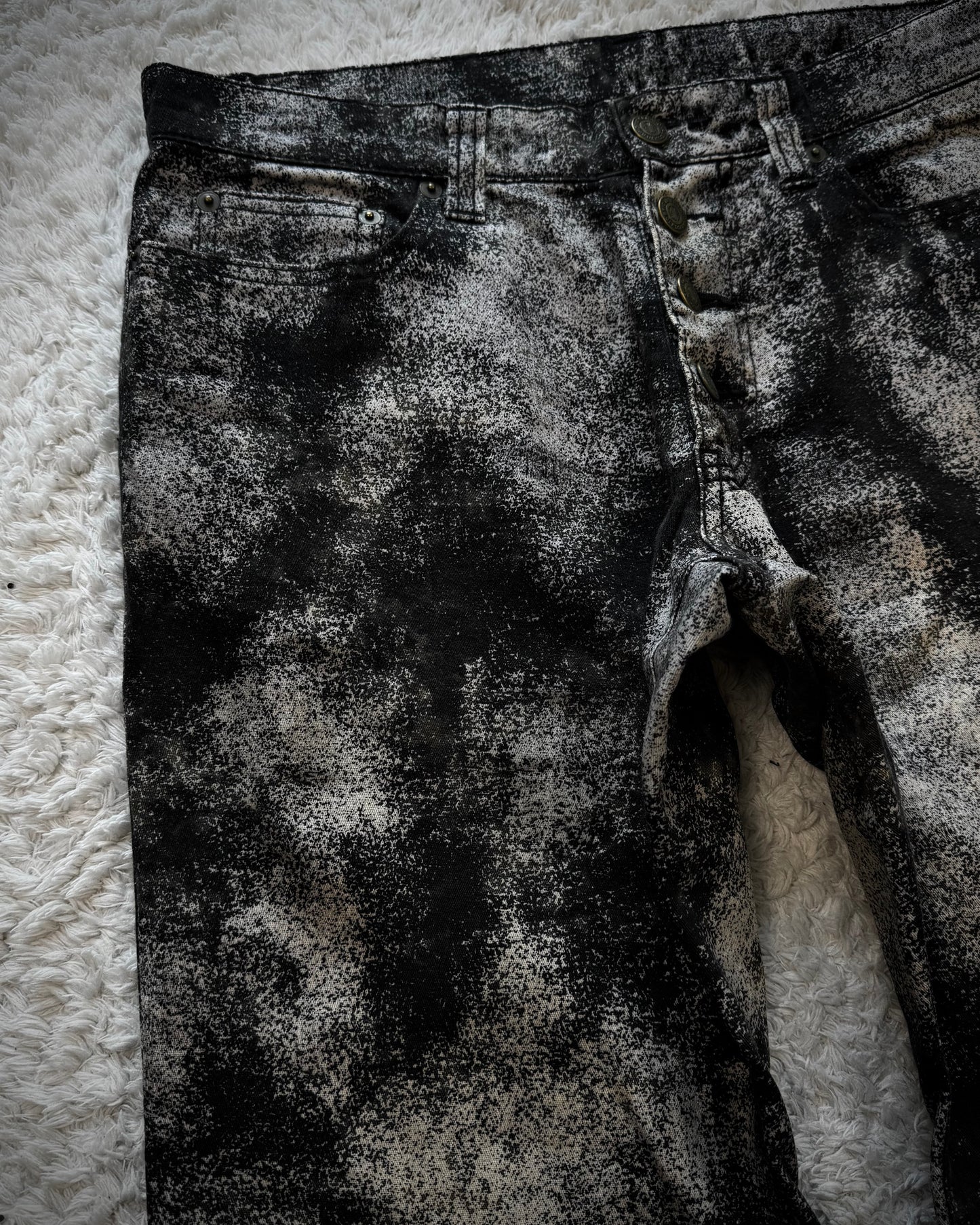 Tornado Mart Ash Washed Flared Pants