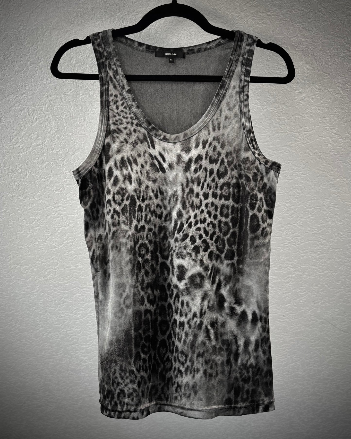 Shellac Leopard Luster Tank Top