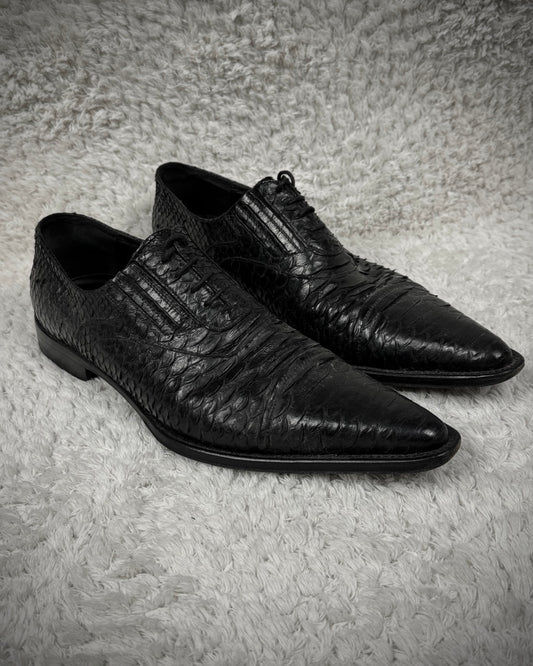 Cesare Paciotti Python Dress Boots