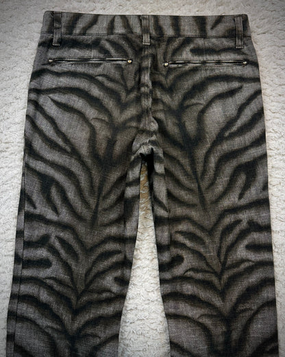 5351 Pour Les Hommes Zebra Washed Bootcut Pants
