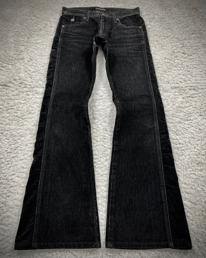 Morgan Homme Python Pattern Flared Pants