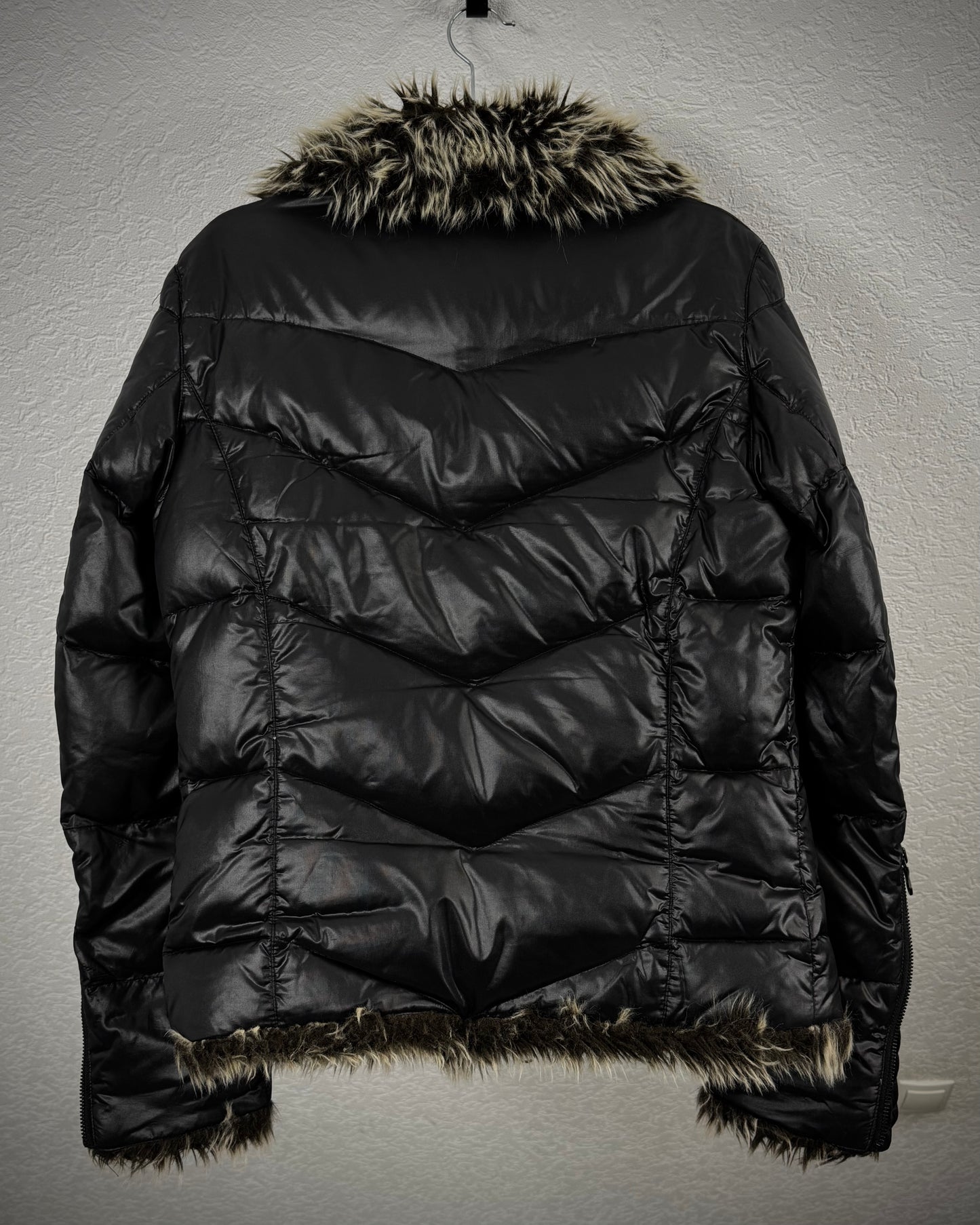 Nicole Club Fur Extended Puffer Jacket