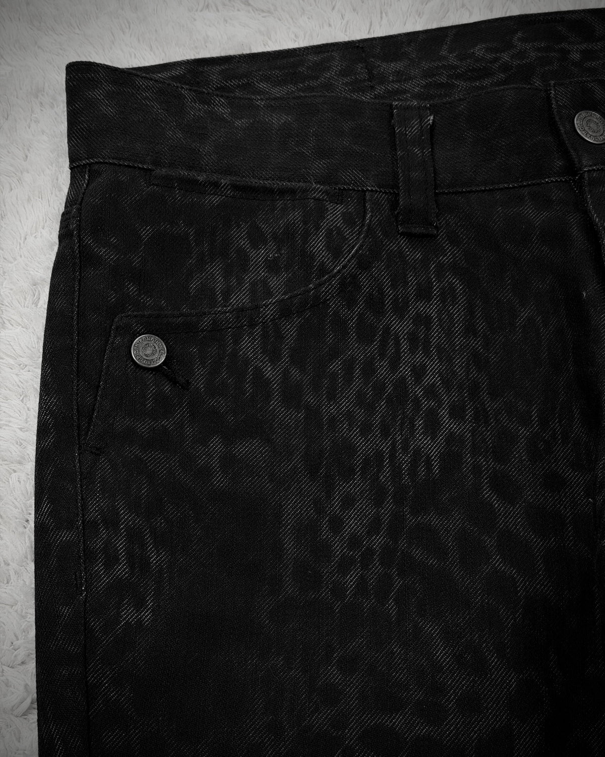 Tornado Mart Leopard Pattern Flared Jeans