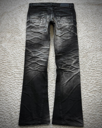 Tornado Mart Clawmarks Washed Spiral Cut Jeans