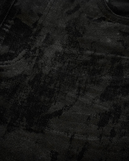 Mijko Charcoal Washed Flared Jeans