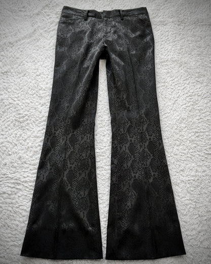 5351 Pour Les Hommes Python Luster Flared Dress Pants