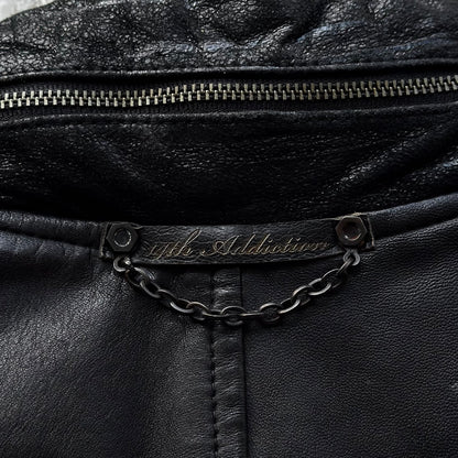 14th Addiction Leather Bono Jacket