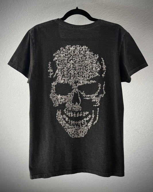 Irish Crucified Skull Luster T-Shirt